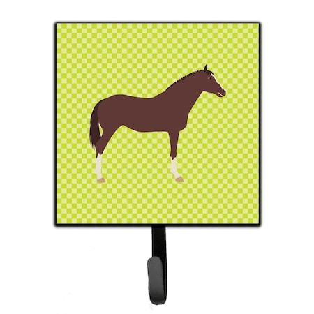 Carolines Treasures English Thoroughbred Horse Green Leash or Key Holder BB7739SH4